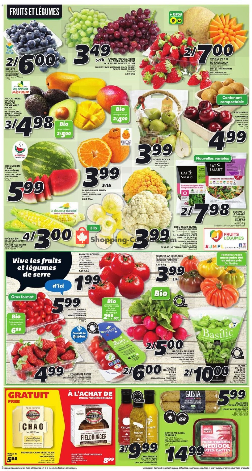 IGA Extra flyer from Thursday April 23, 2020 to Wednesday April 29, 2020 - page 7