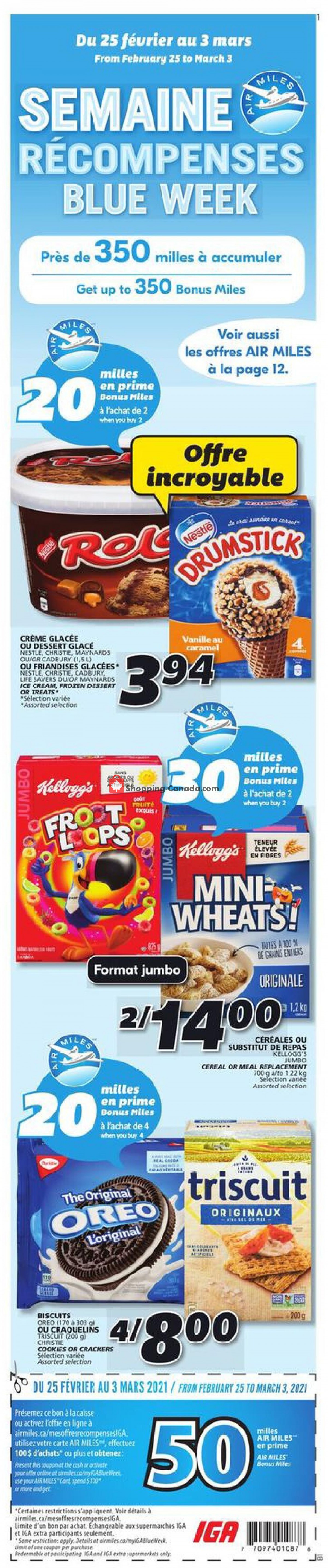 IGA Extra flyer from Thursday February 25, 2021 to Wednesday March 3, 2021 - page 3