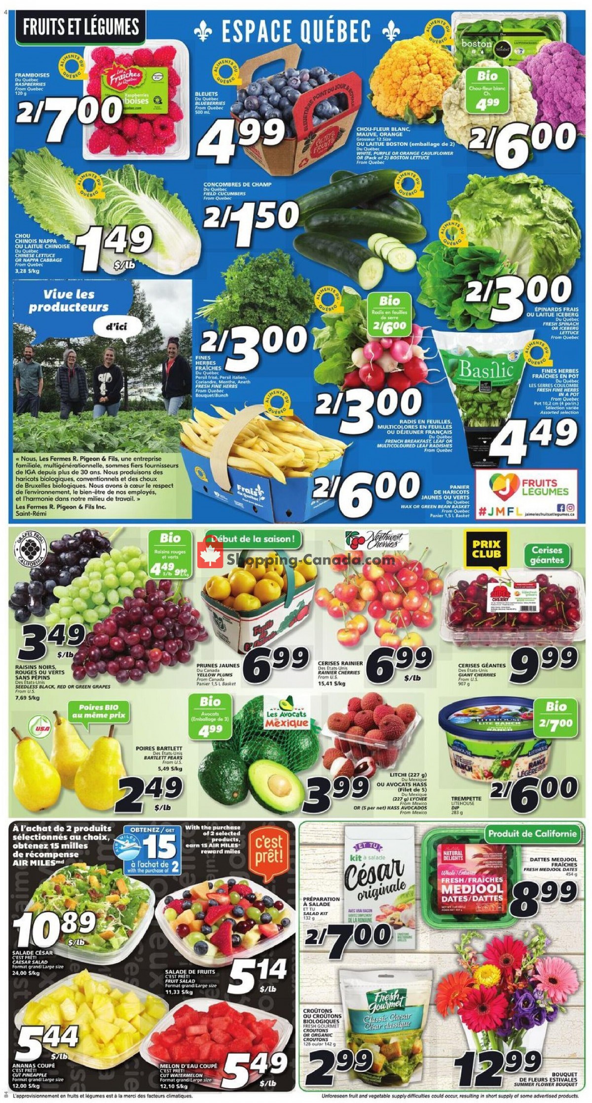 IGA Extra flyer from Thursday July 22, 2021 to Wednesday July 28, 2021 - page 7