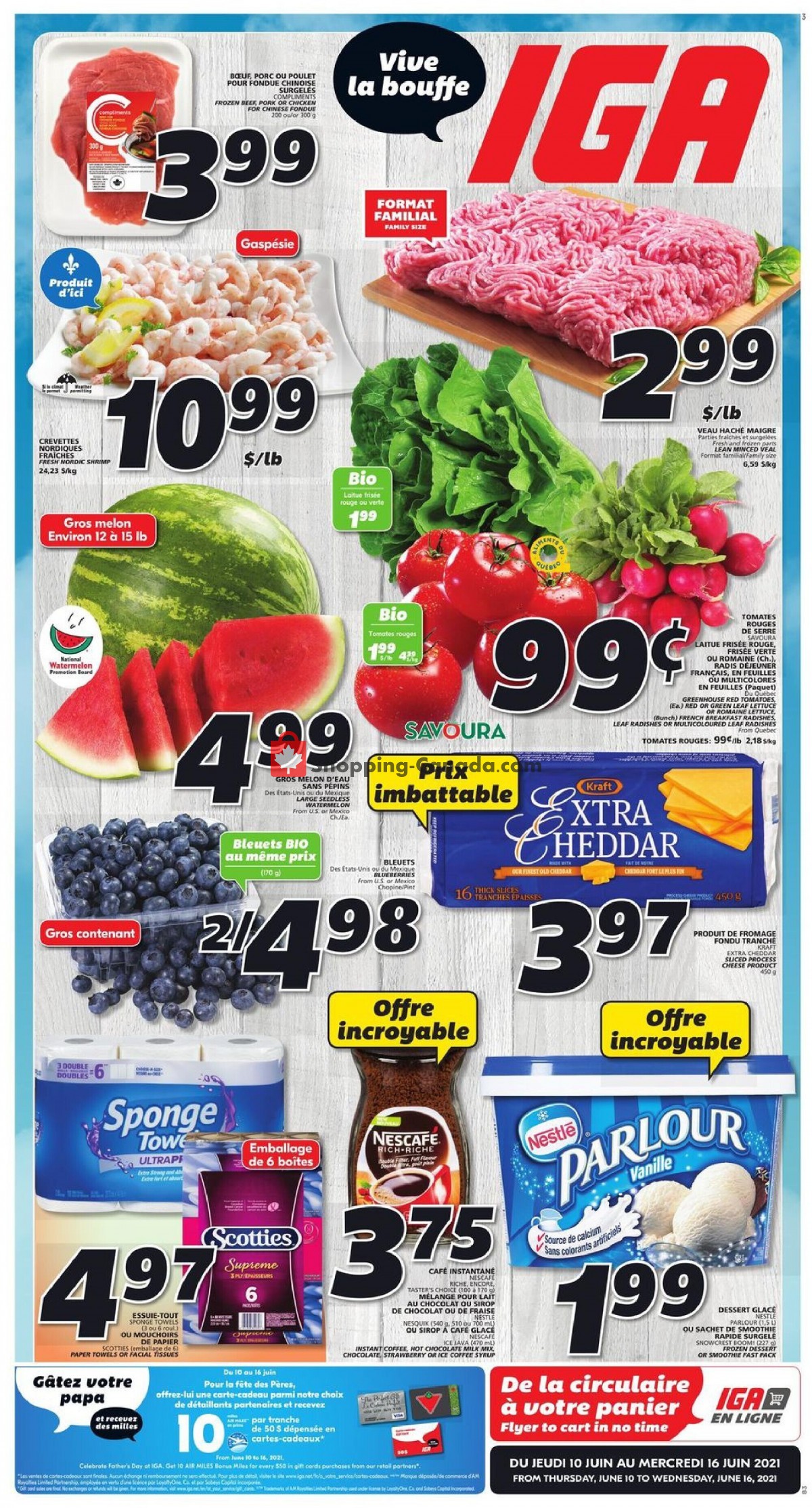 IGA Extra flyer from Thursday June 10, 2021 to Wednesday June 16, 2021 - page 1