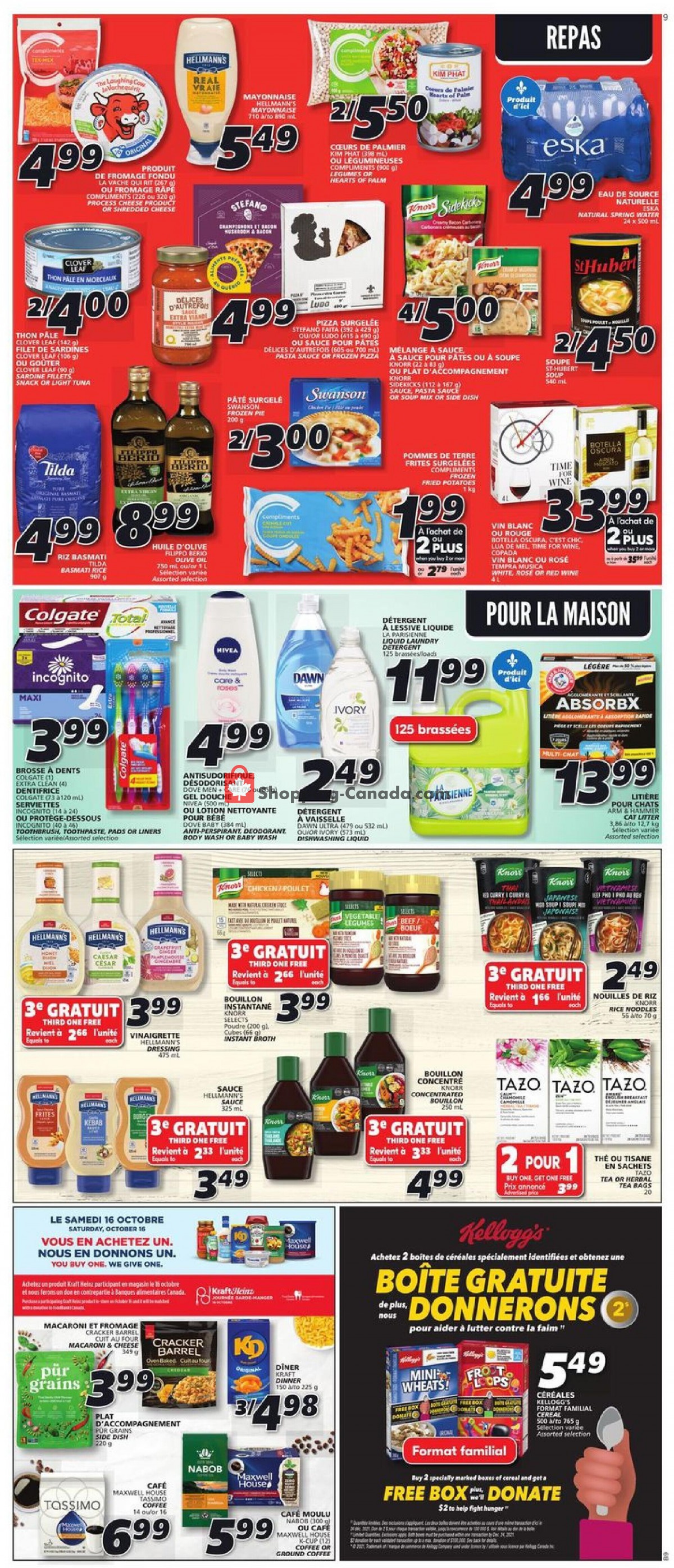 IGA Extra flyer from Thursday October 14, 2021 to Wednesday October 20, 2021 - page 15