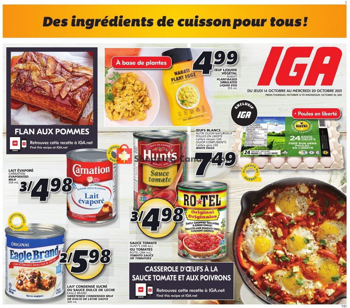 IGA Extra flyer from Thursday October 14, 2021 to Wednesday October 20, 2021 - page 16
