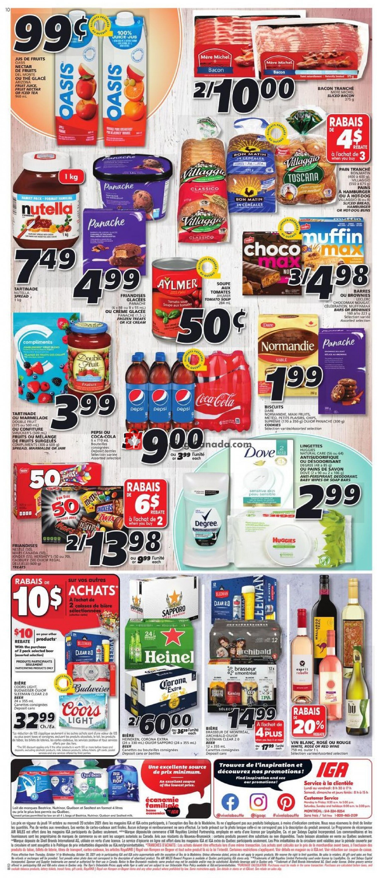 IGA Extra flyer from Thursday October 14, 2021 to Wednesday October 20, 2021 - page 4