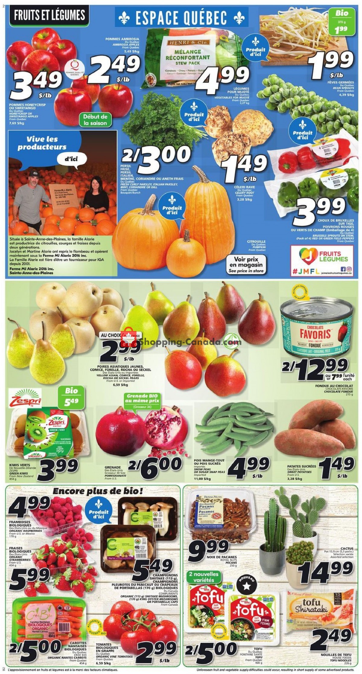 IGA Extra flyer from Thursday October 14, 2021 to Wednesday October 20, 2021 - page 7