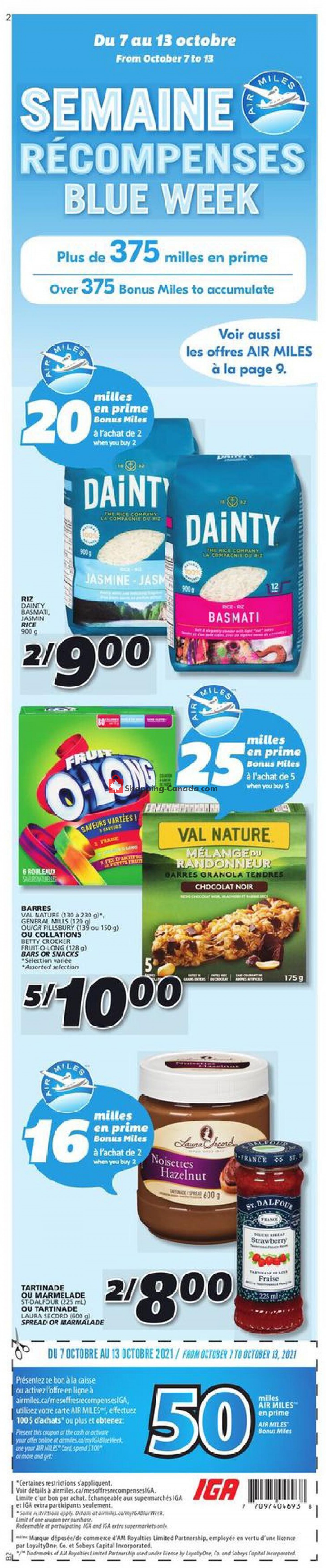 IGA Extra flyer from Thursday October 7, 2021 to Wednesday October 13, 2021 - page 4