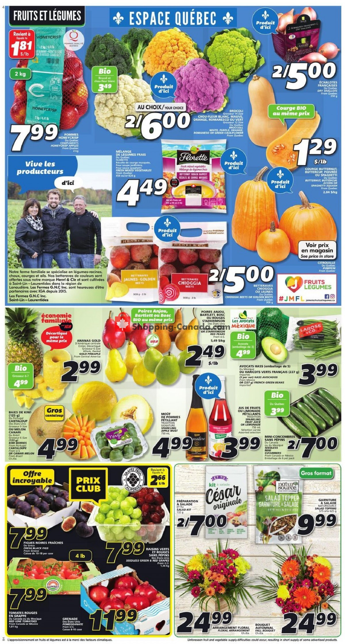 IGA Extra flyer from Thursday October 7, 2021 to Wednesday October 13, 2021 - page 9