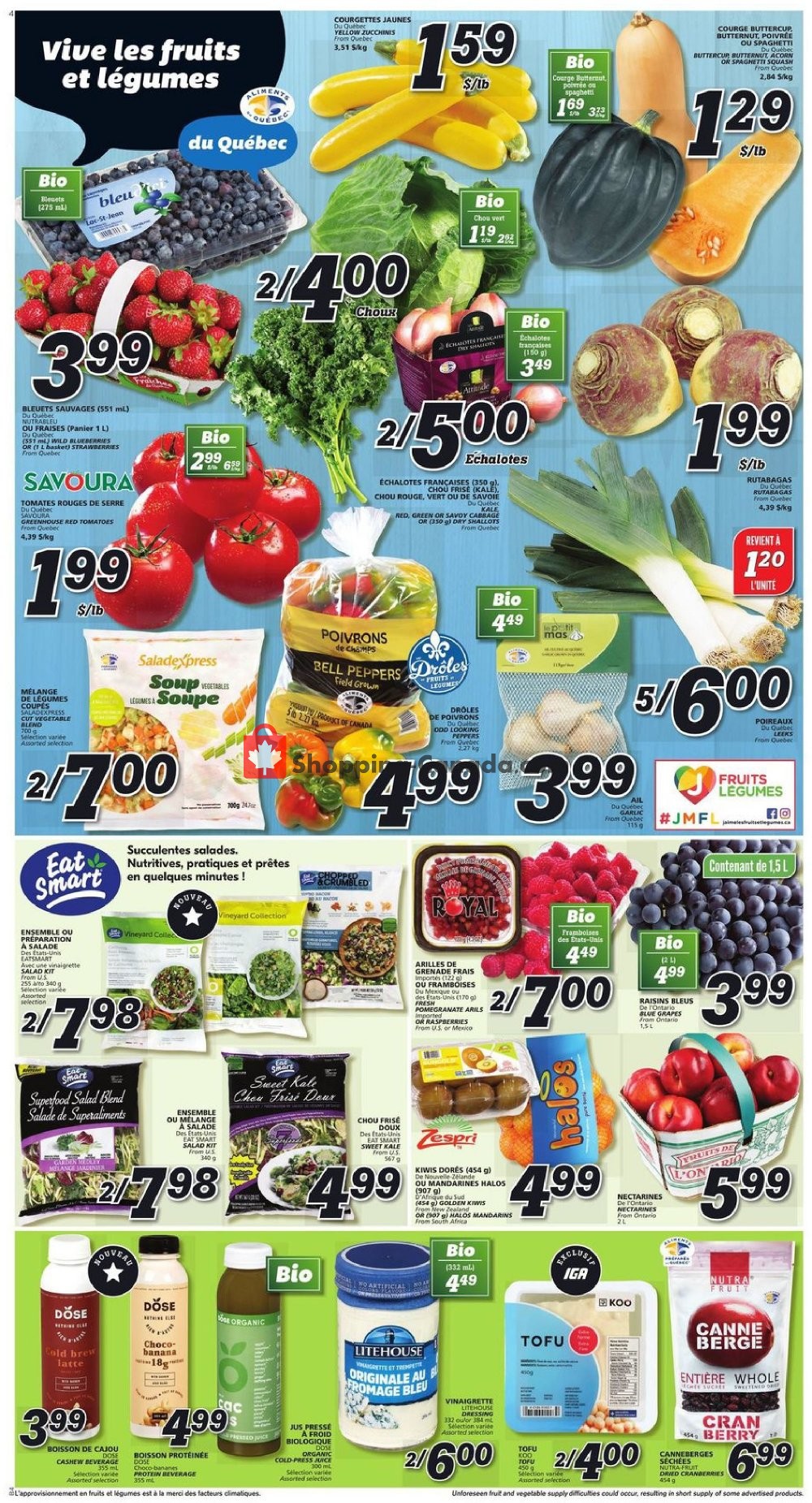 IGA Extra flyer from Thursday September 12, 2019 to Wednesday September 18, 2019 - page 4