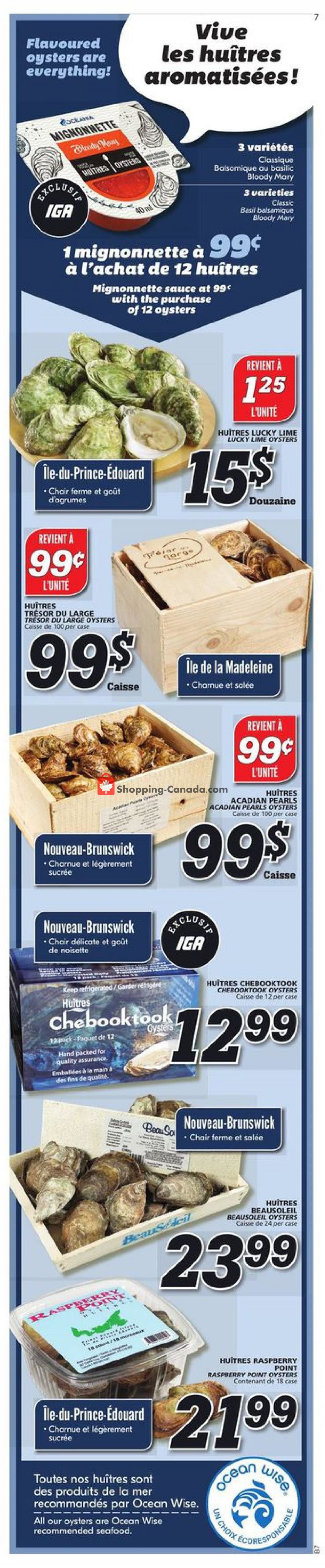 IGA Extra flyer from Thursday September 12, 2019 to Wednesday September 18, 2019 - page 7