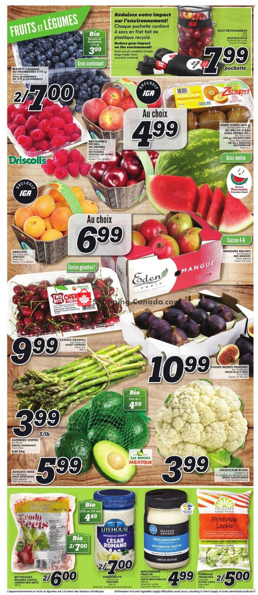 IGA Extra flyer from Thursday July 11, 2019 to Wednesday July 17, 2019 - page 7