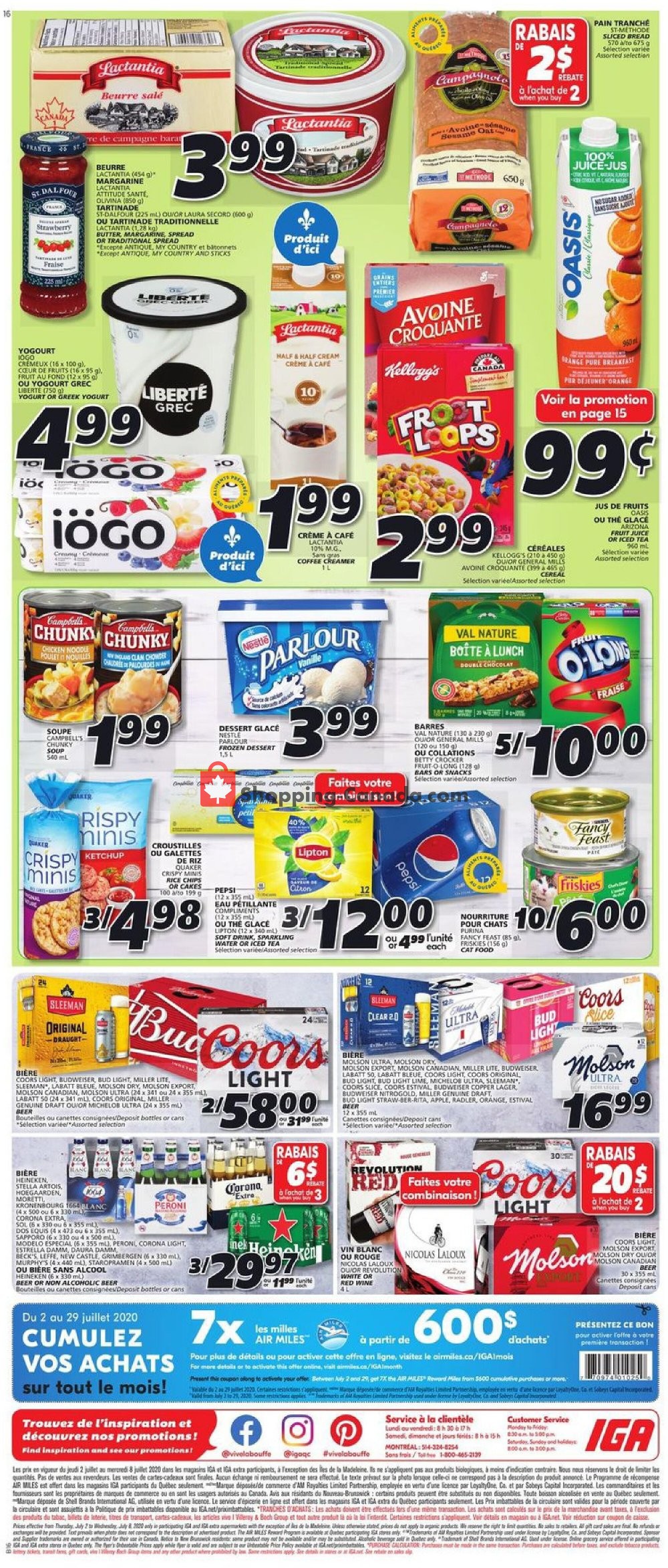 IGA Extra flyer from Thursday July 2, 2020 to Wednesday July 8, 2020 - page 12