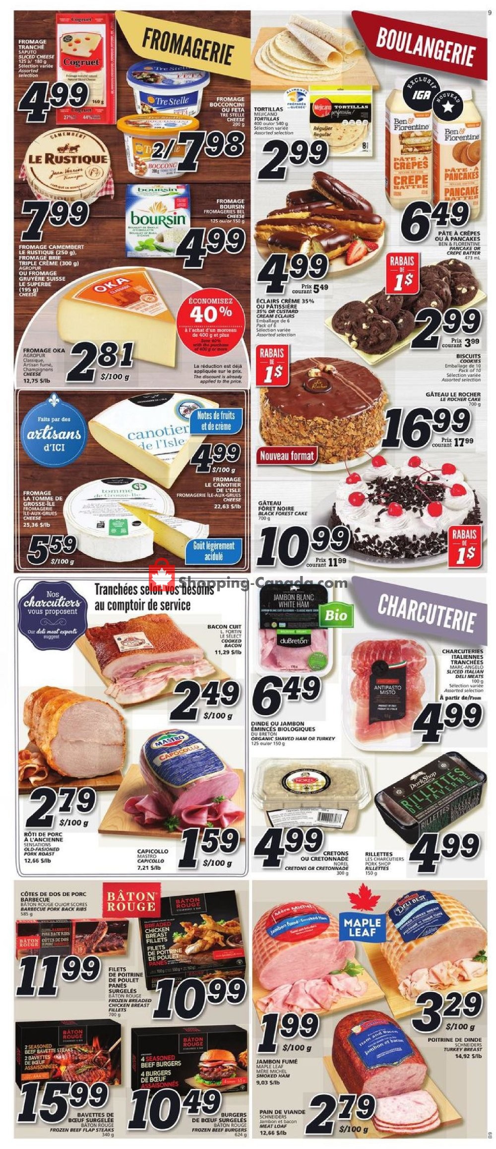 IGA Extra flyer from Thursday May 16, 2019 to Wednesday May 22, 2019 - page 9