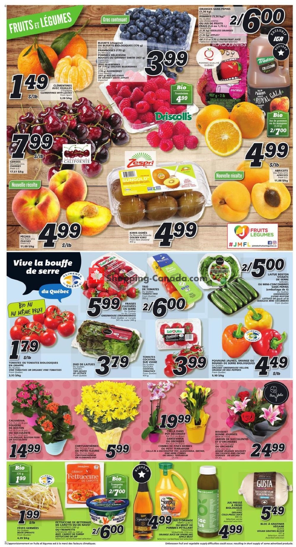 IGA Extra flyer from Thursday May 9, 2019 to Wednesday May 15, 2019 - page 6