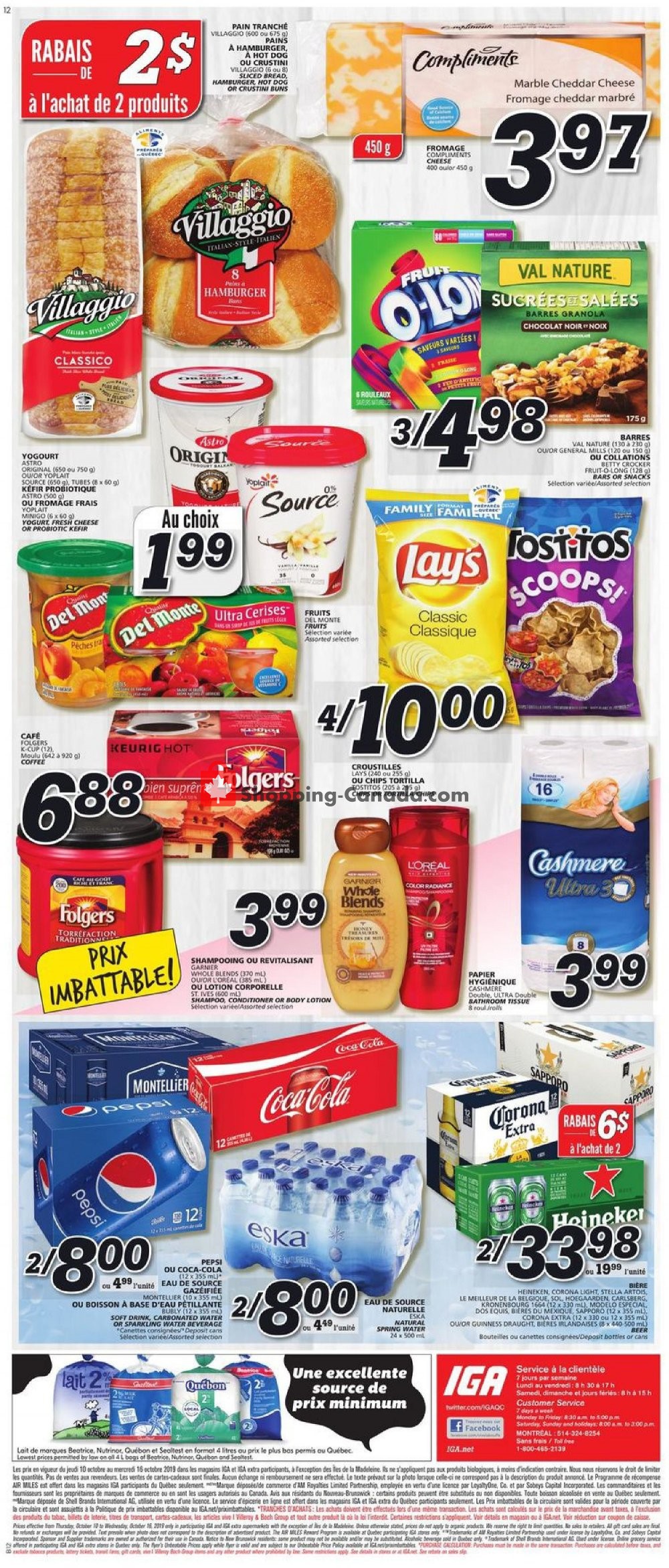 IGA Extra flyer from Thursday October 10, 2019 to Wednesday October 16, 2019 - page 13