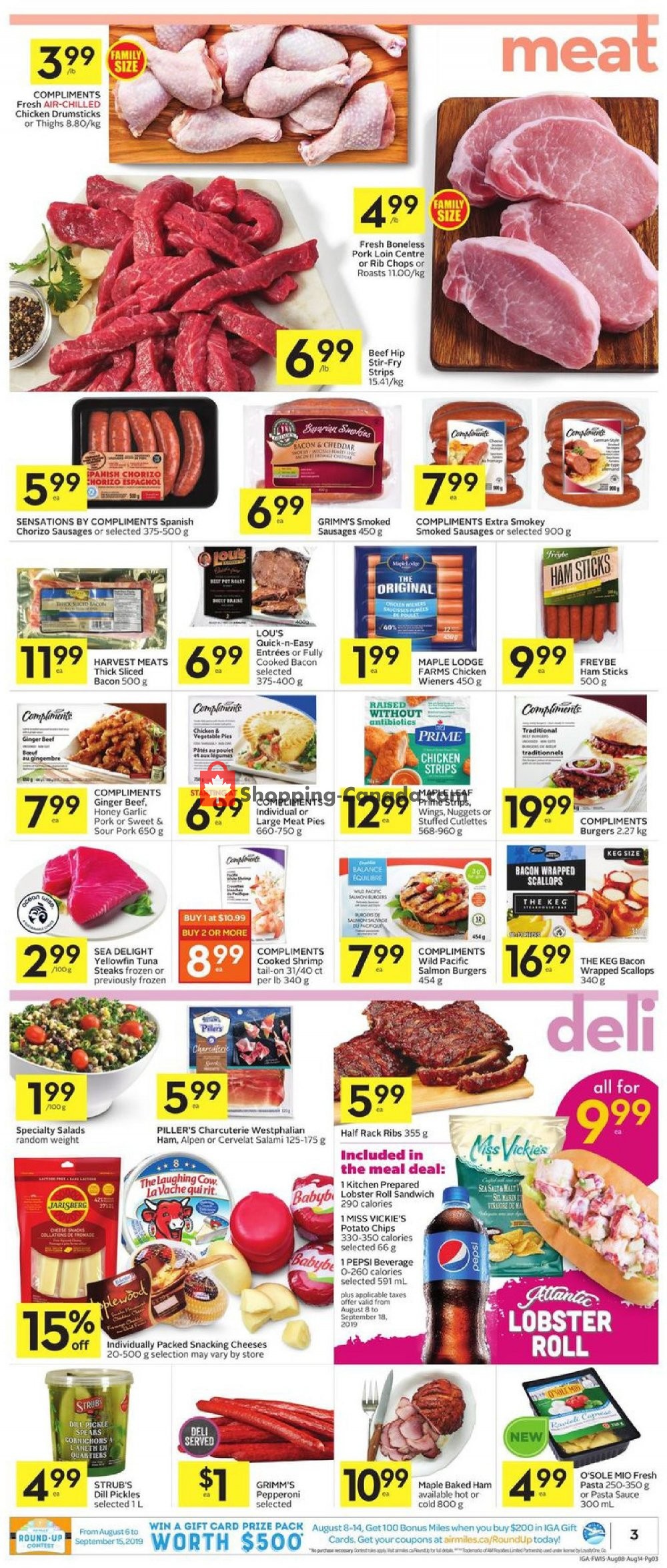 IGA Extra flyer from Thursday August 8, 2019 to Wednesday August 14, 2019 - page 3