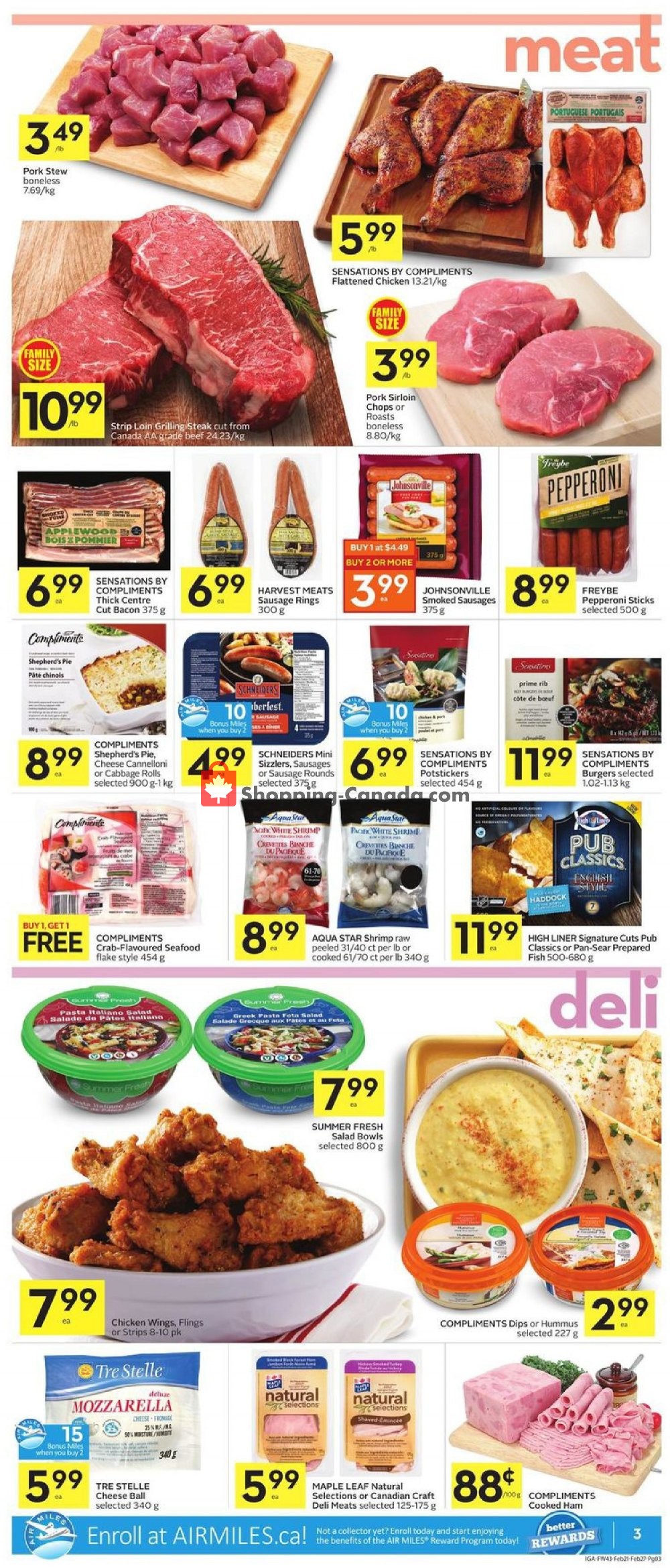 IGA Extra flyer from Thursday February 21, 2019 to Wednesday February 27, 2019 - page 3