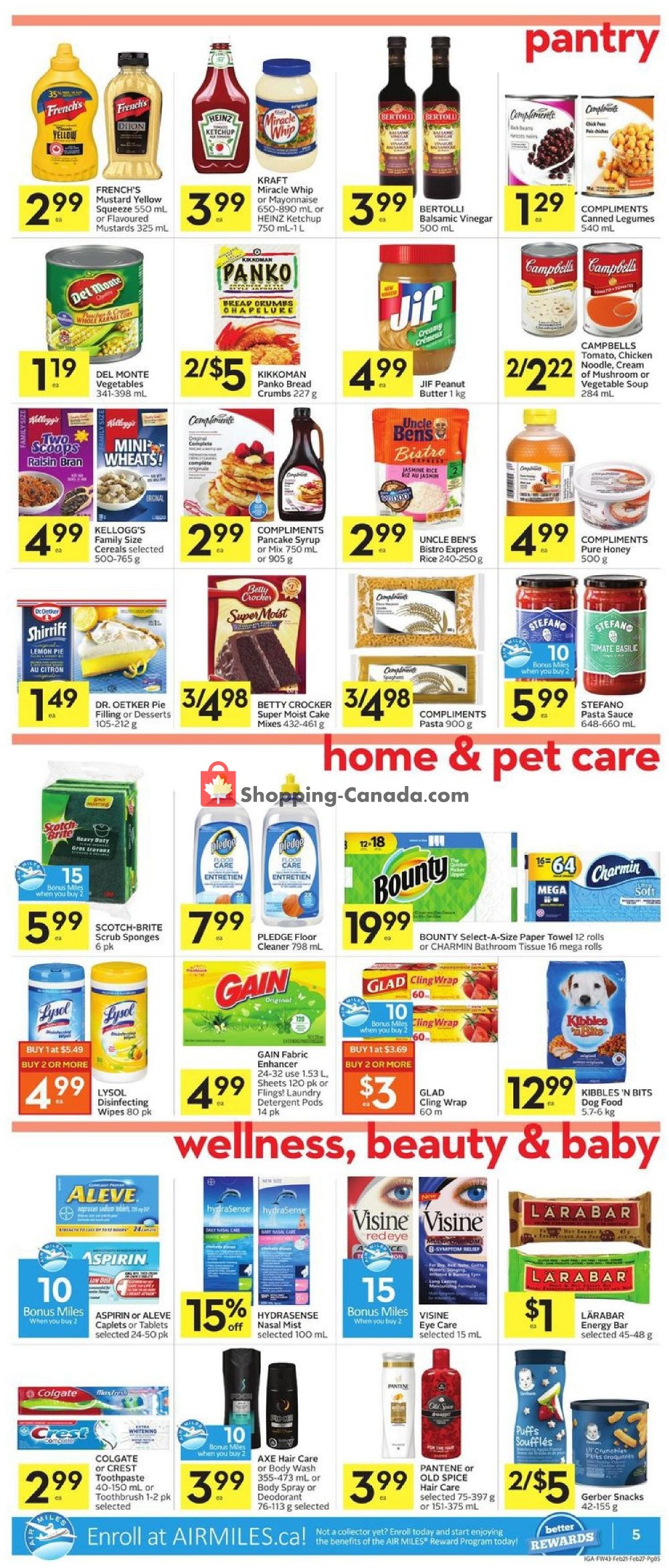 IGA Extra flyer from Thursday February 21, 2019 to Wednesday February 27, 2019 - page 5
