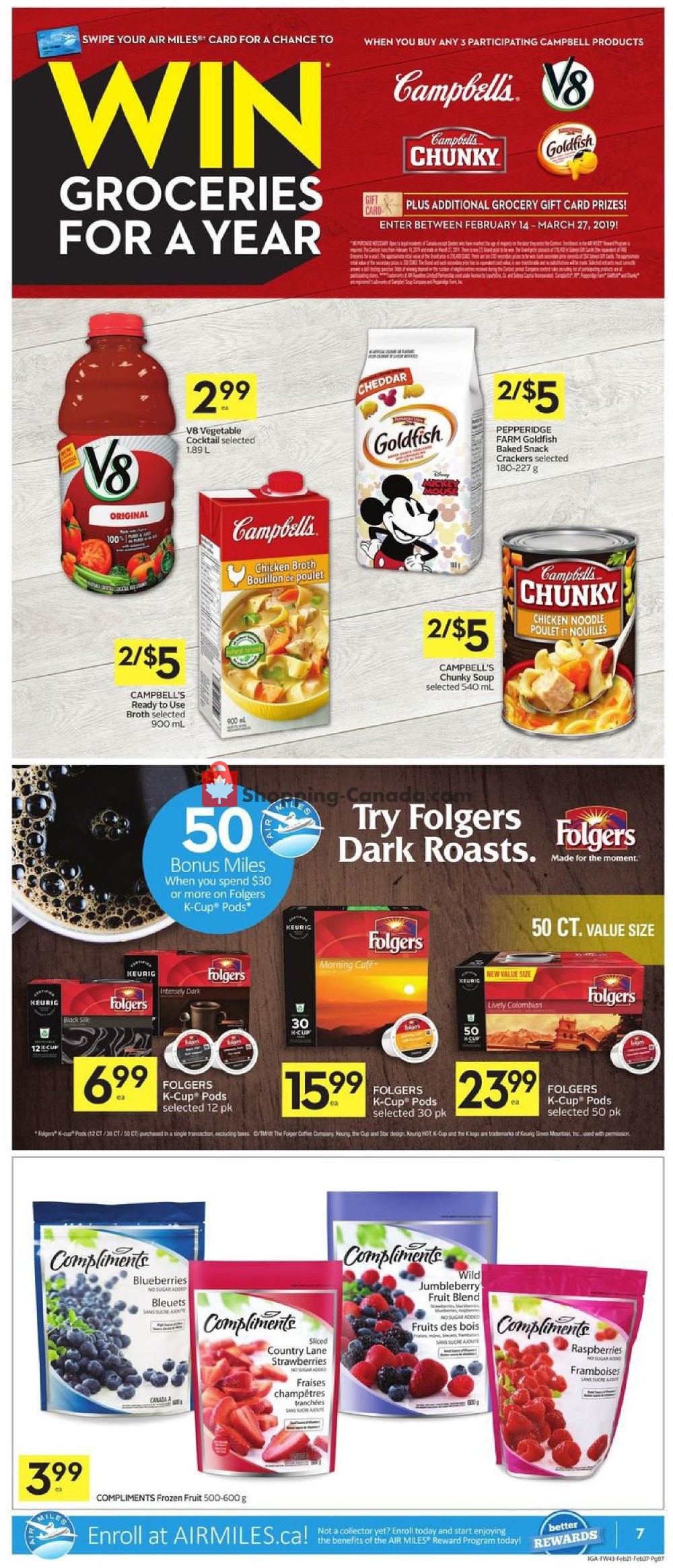 IGA Extra flyer from Thursday February 21, 2019 to Wednesday February 27, 2019 - page 7