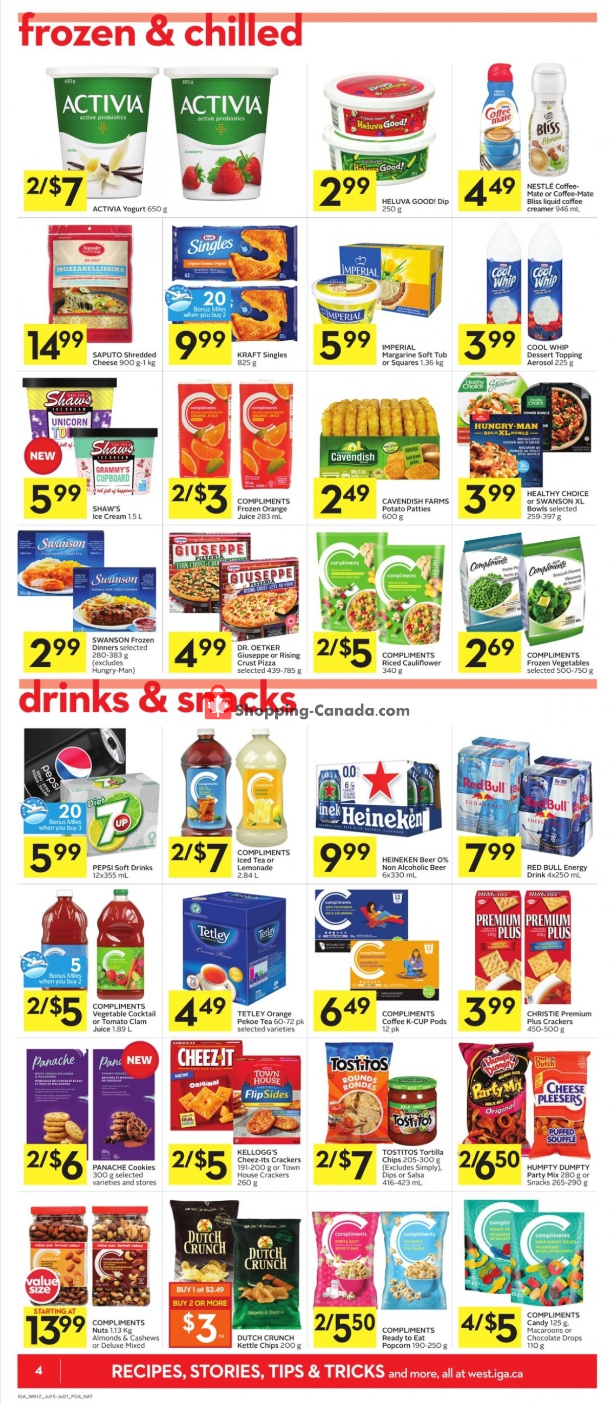 IGA Extra flyer from Thursday July 15, 2021 to Wednesday July 21, 2021 - page 6