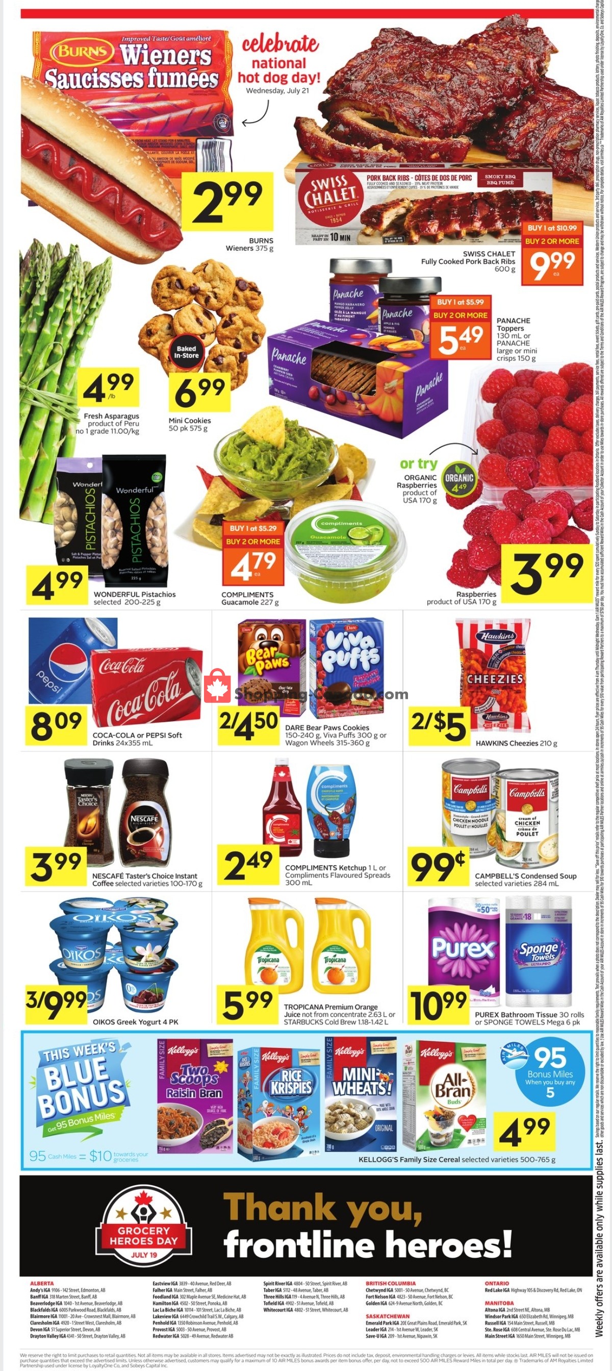 IGA Extra flyer from Thursday July 15, 2021 to Wednesday July 21, 2021 - page 9