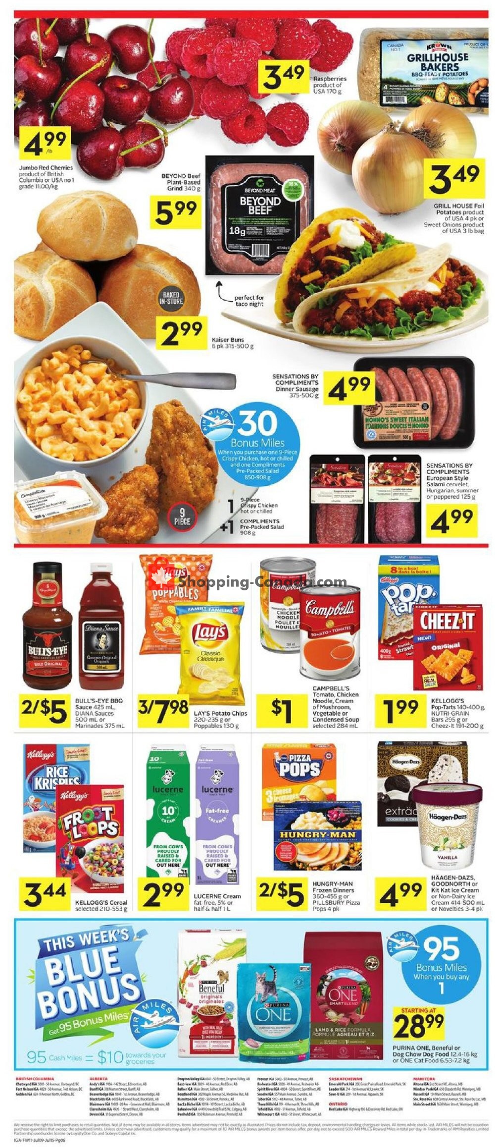 IGA Extra flyer from Thursday July 9, 2020 to Wednesday July 15, 2020 - page 9
