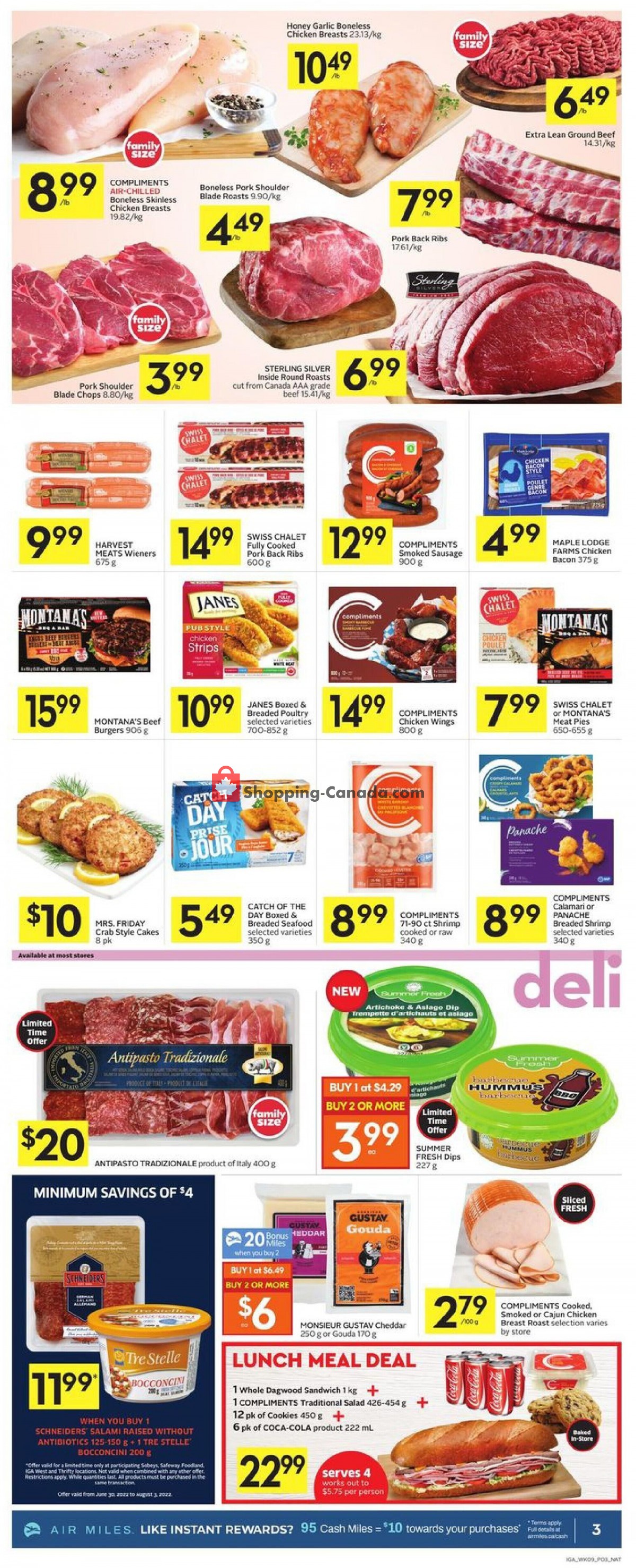 IGA Extra flyer from Thursday June 30, 2022 to Wednesday July 6, 2022 - page 3