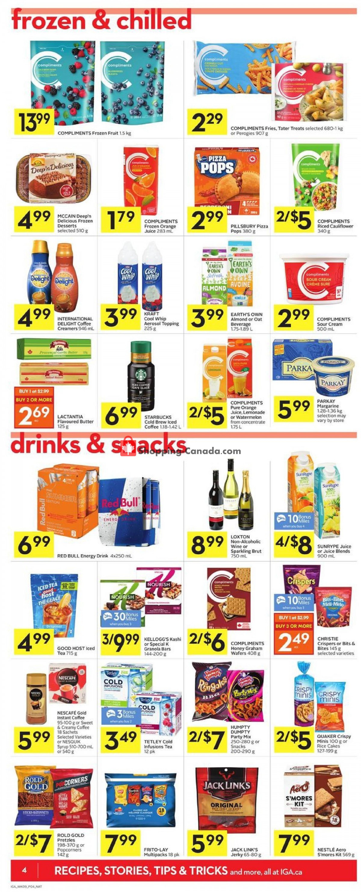 IGA Extra flyer from Thursday June 30, 2022 to Wednesday July 6, 2022 - page 4