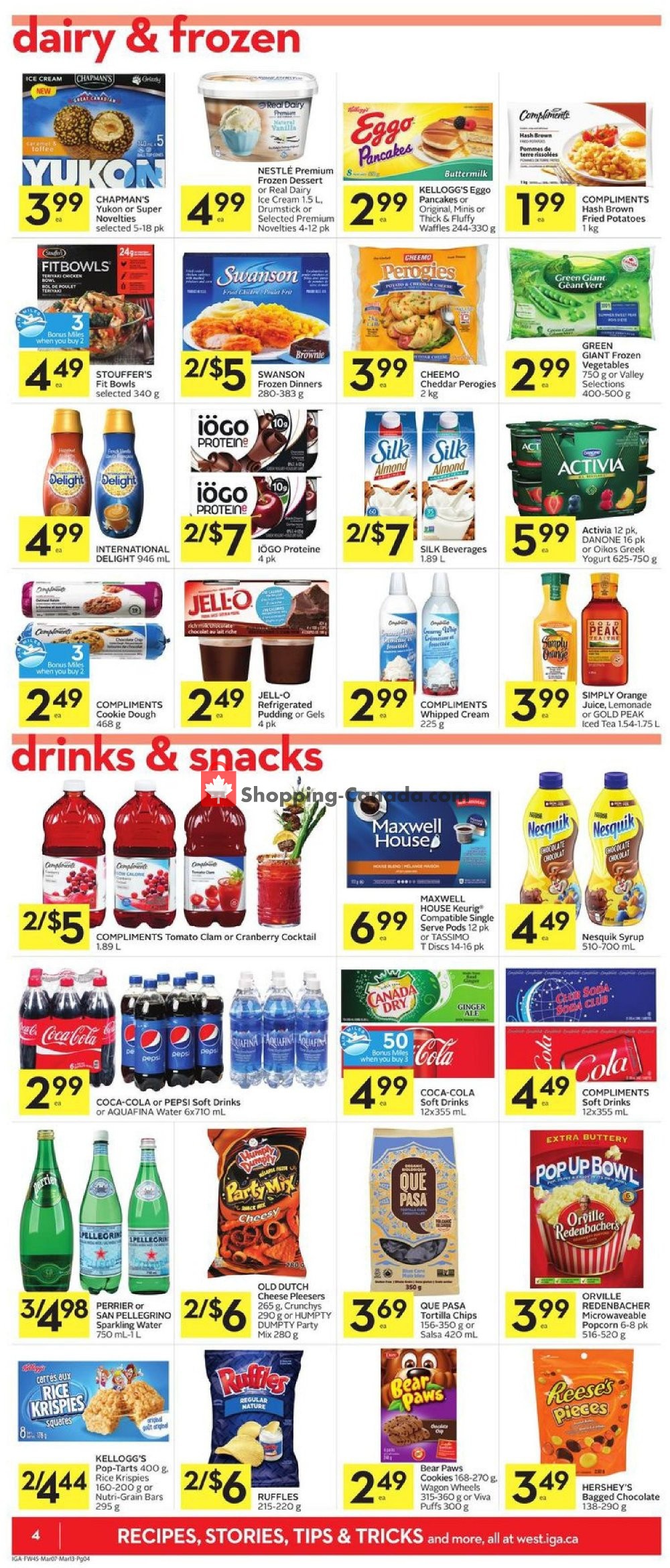 IGA Extra flyer from Thursday March 7, 2019 to Wednesday March 13, 2019 - page 4