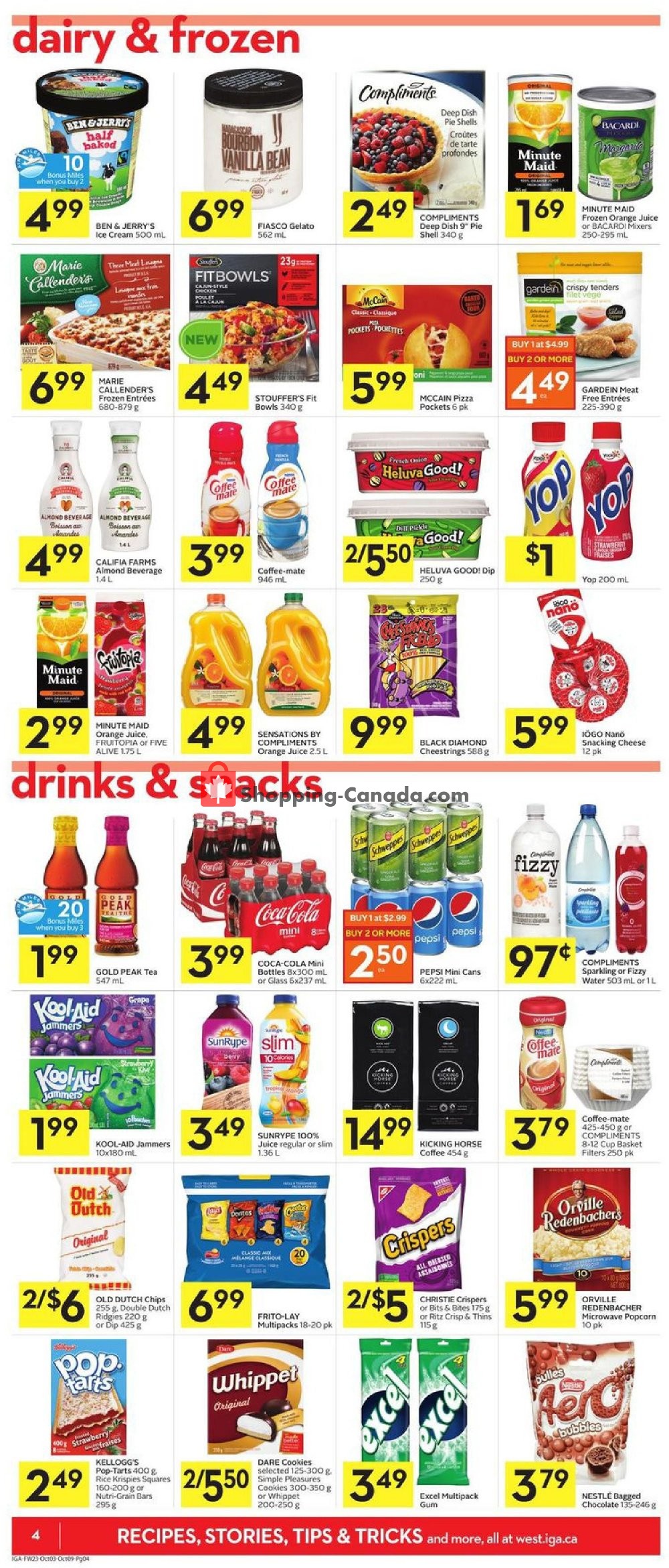 IGA Extra flyer from Thursday October 3, 2019 to Wednesday October 9, 2019 - page 4