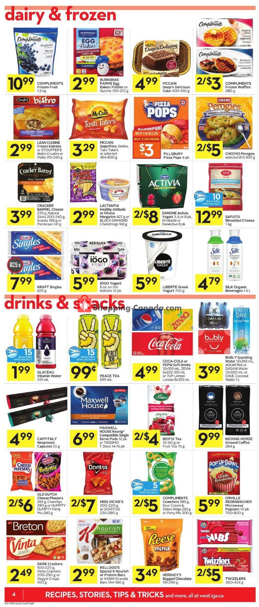 IGA Extra flyer from Thursday September 12, 2019 to Wednesday September 18, 2019 - page 4