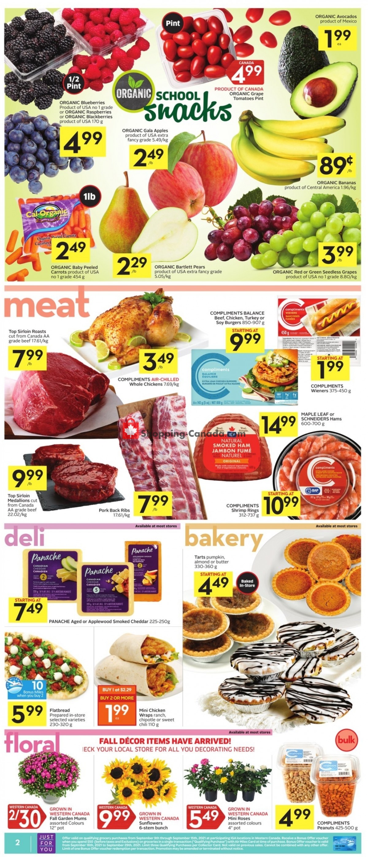 IGA Extra flyer from Thursday September 9, 2021 to Wednesday September 15, 2021 - page 2
