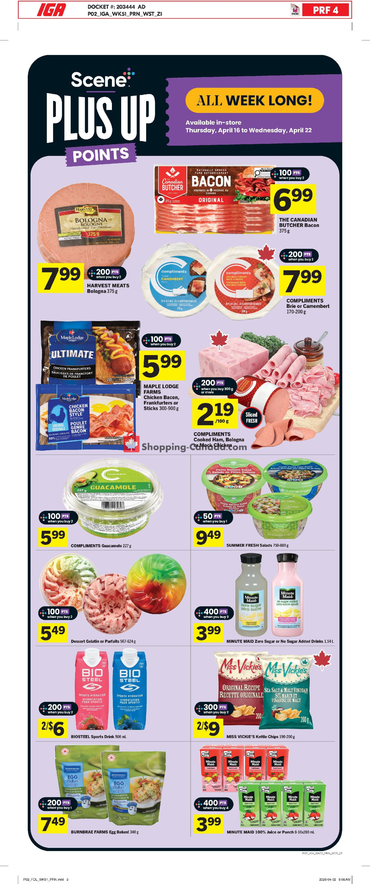 IGA Extra flyer from Thursday April 16, 2026 to Wednesday April 22, 2026 - page 3