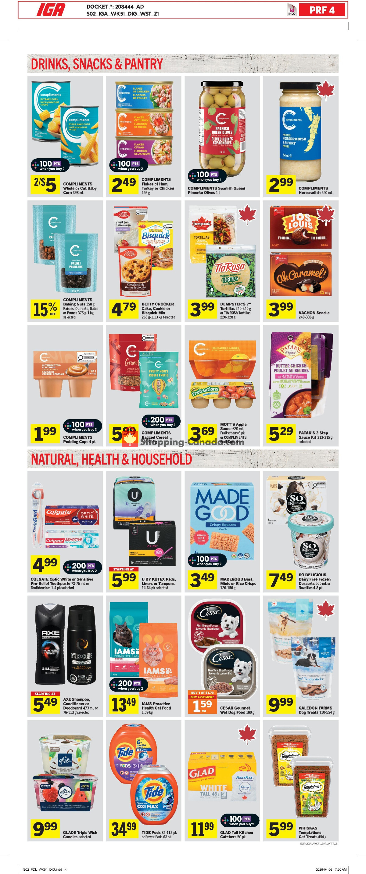 IGA Extra flyer from Thursday April 16, 2026 to Wednesday April 22, 2026 - page 8