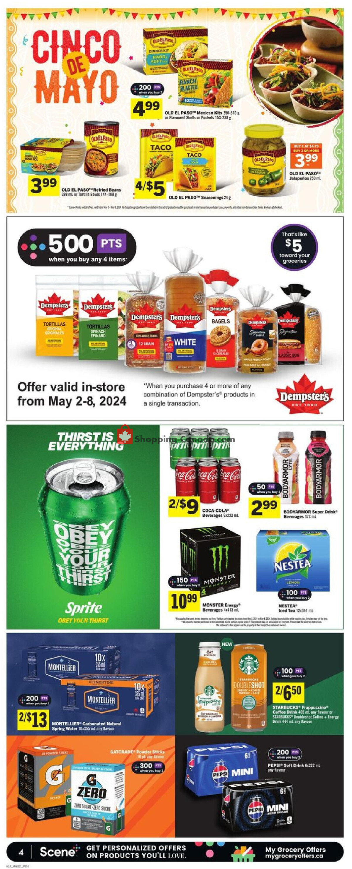 IGA Extra flyer from Thursday May 2, 2024 to Wednesday May 8, 2024 - page 6