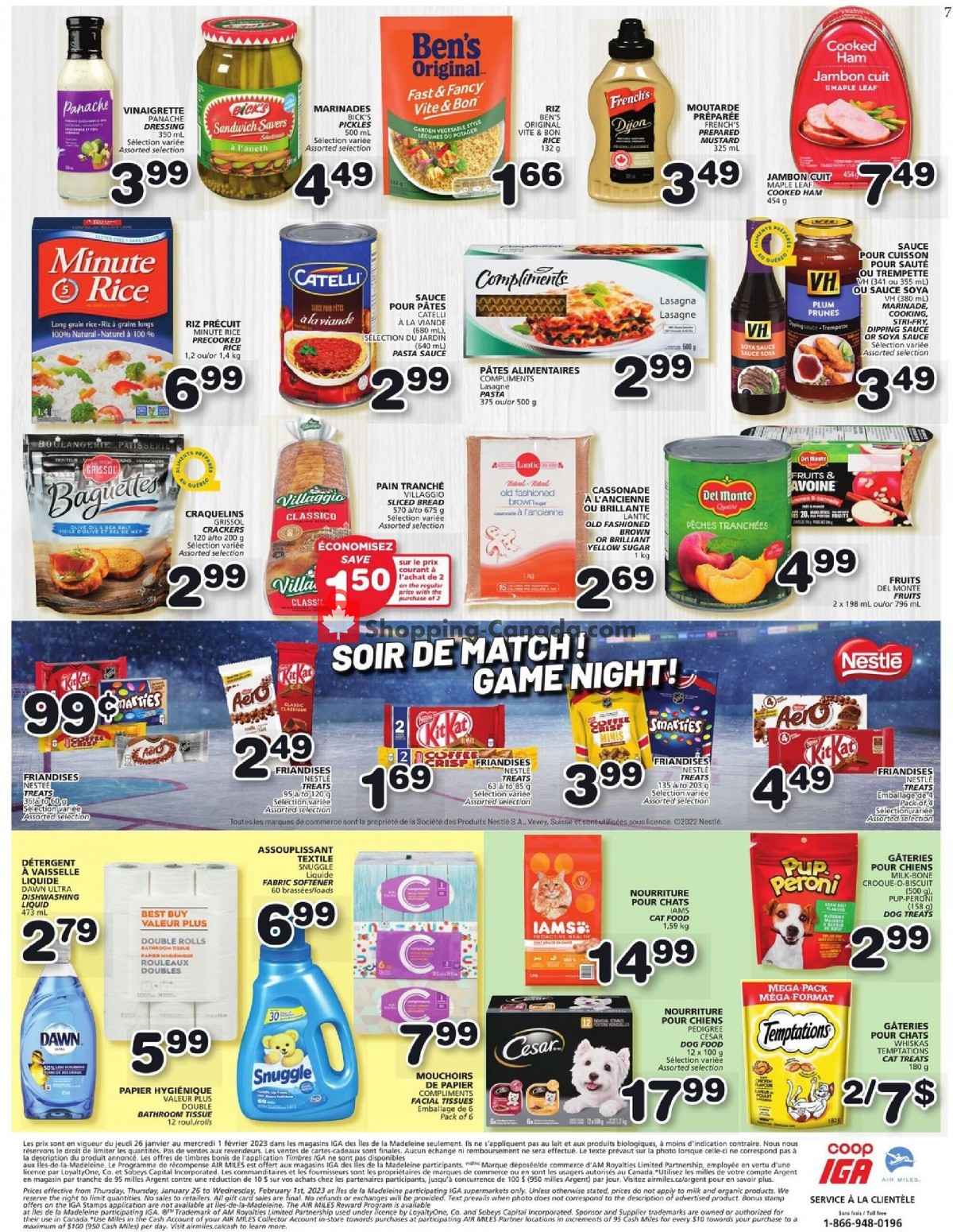 IGA Extra flyer from Thursday January 26, 2023 to Wednesday February 1, 2023 - page 7