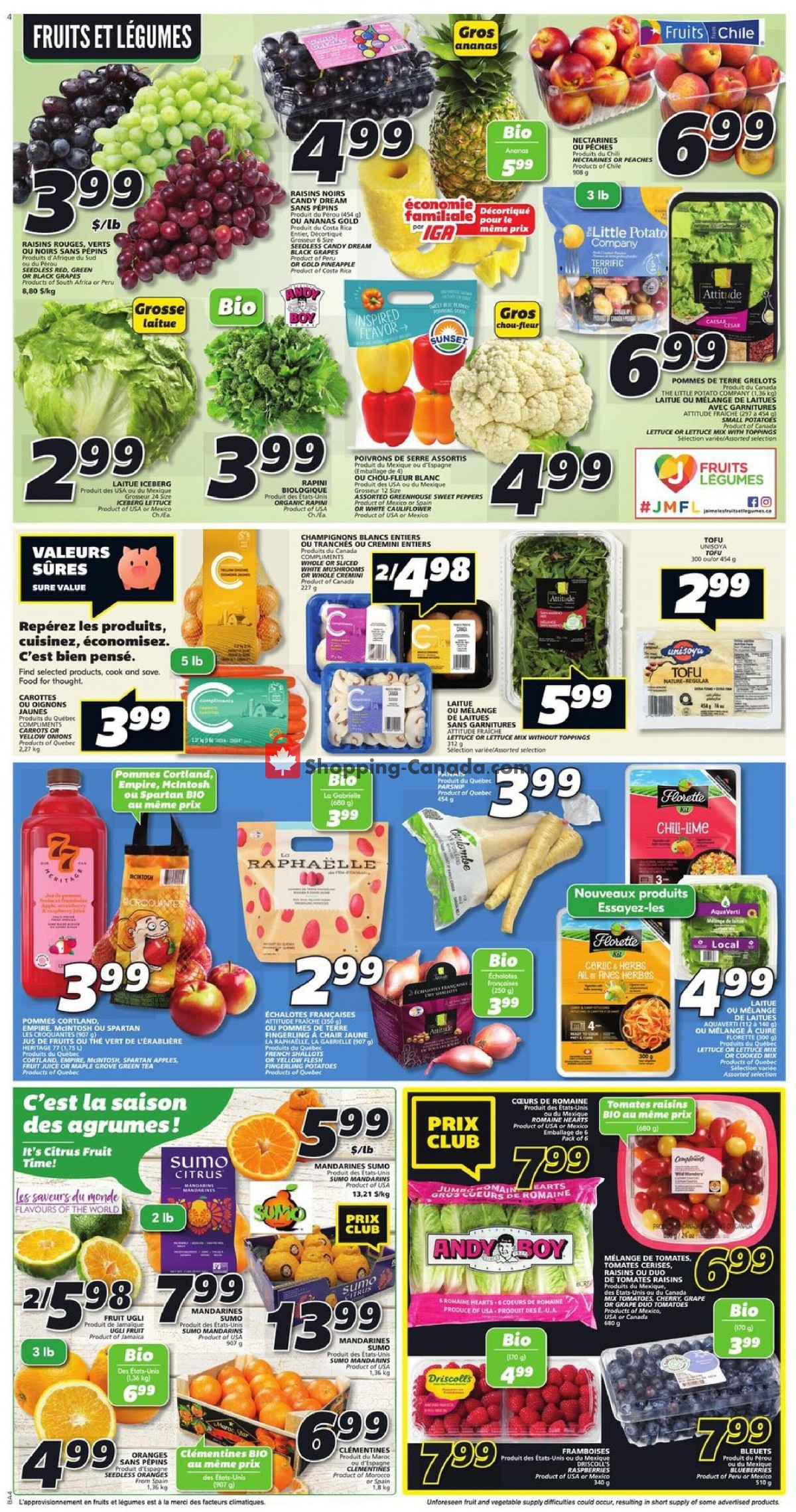 IGA Extra flyer from Thursday January 26, 2023 to Wednesday February 1, 2023 - page 6
