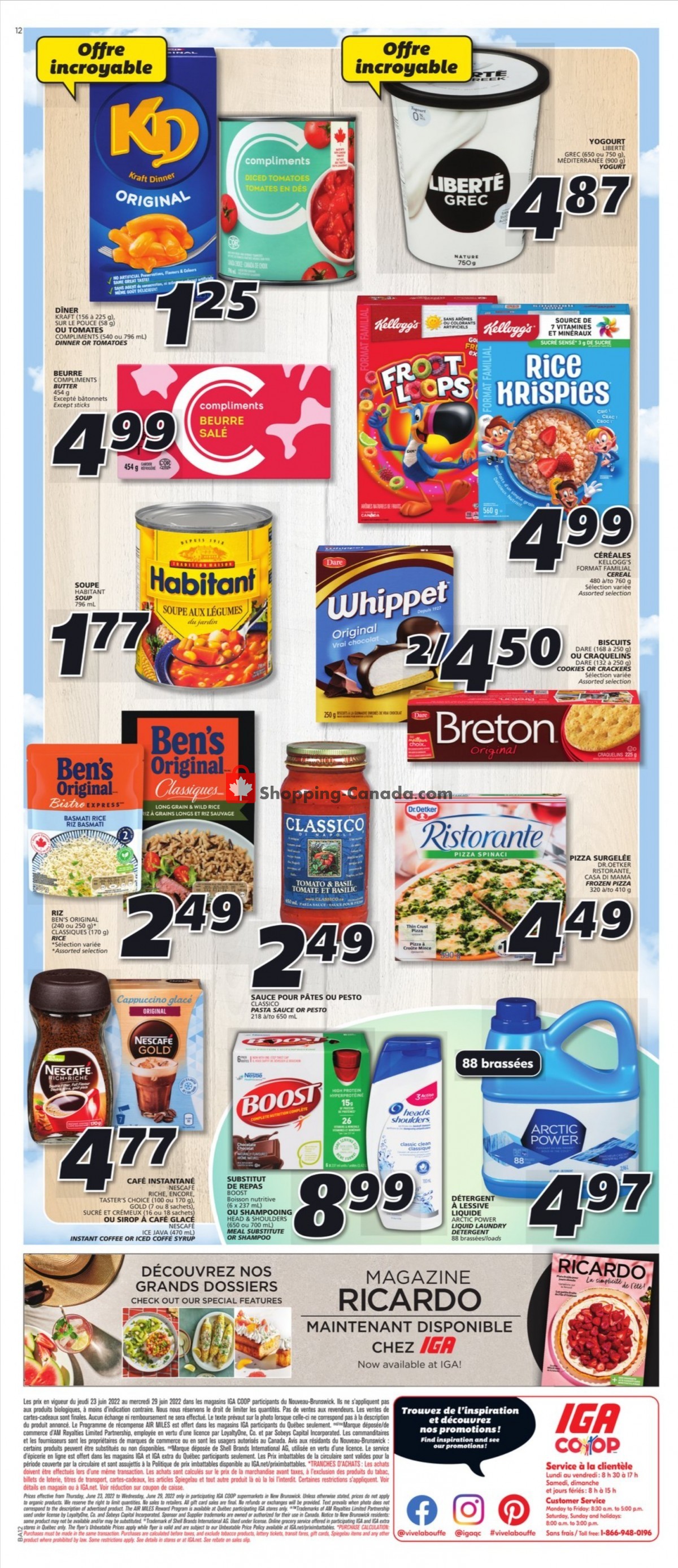 IGA Extra flyer from Thursday June 23, 2022 to Wednesday June 29, 2022 - page 4