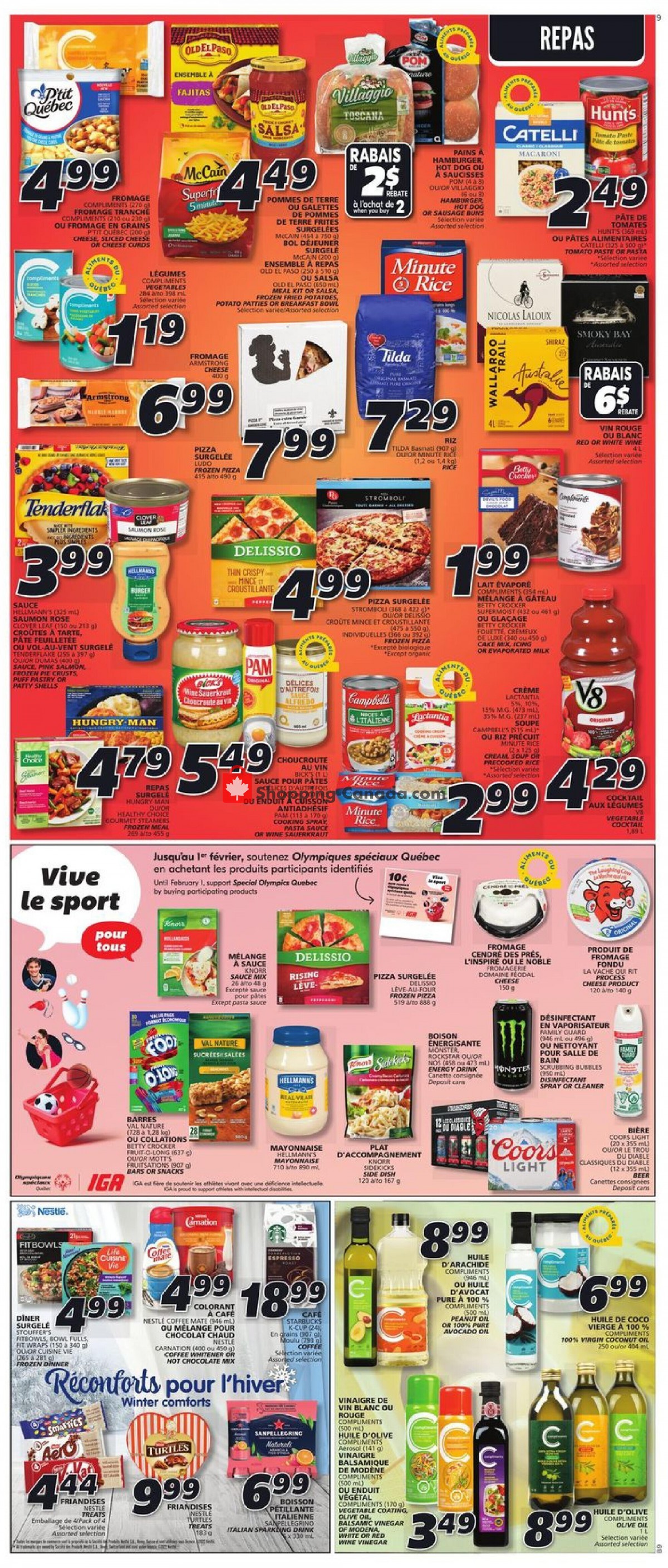 IGA Extra flyer from Thursday January 19, 2023 to Wednesday January 25, 2023 - page 12