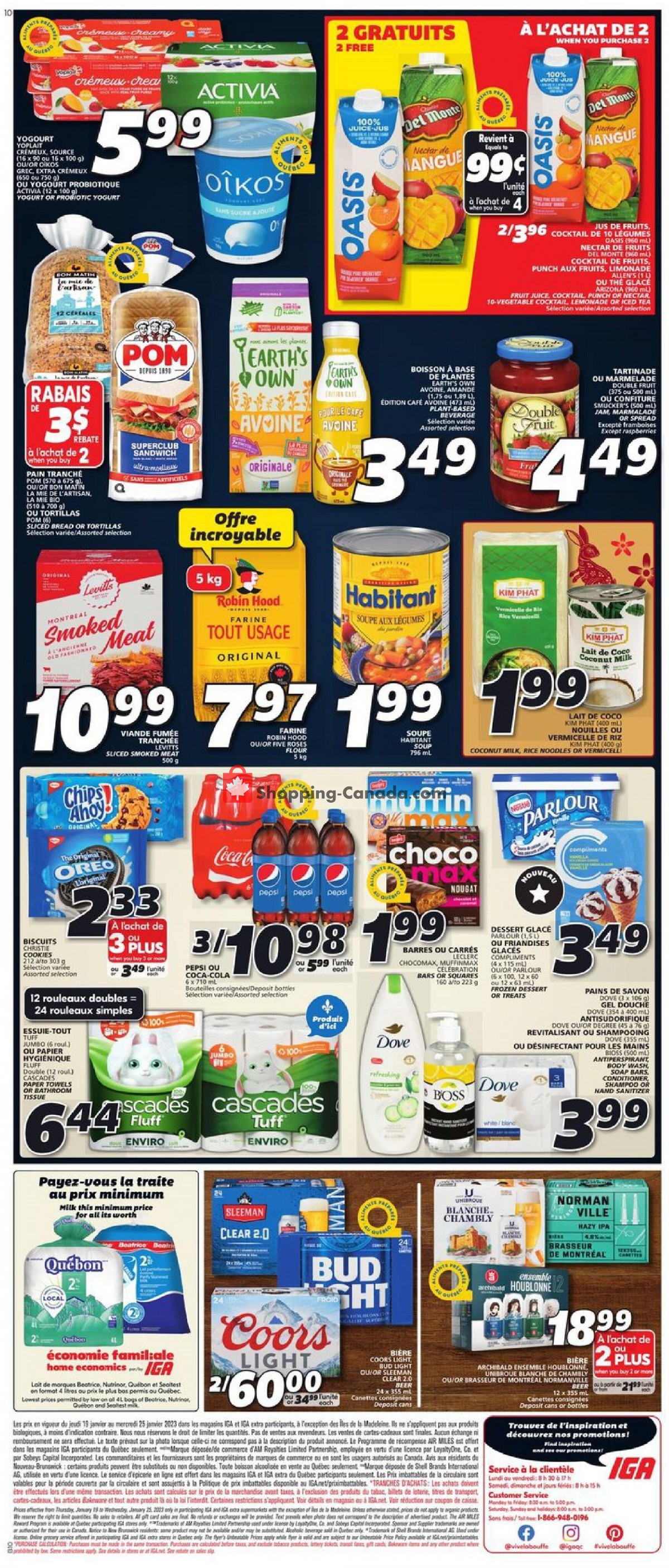 IGA Extra flyer from Thursday January 19, 2023 to Wednesday January 25, 2023 - page 4