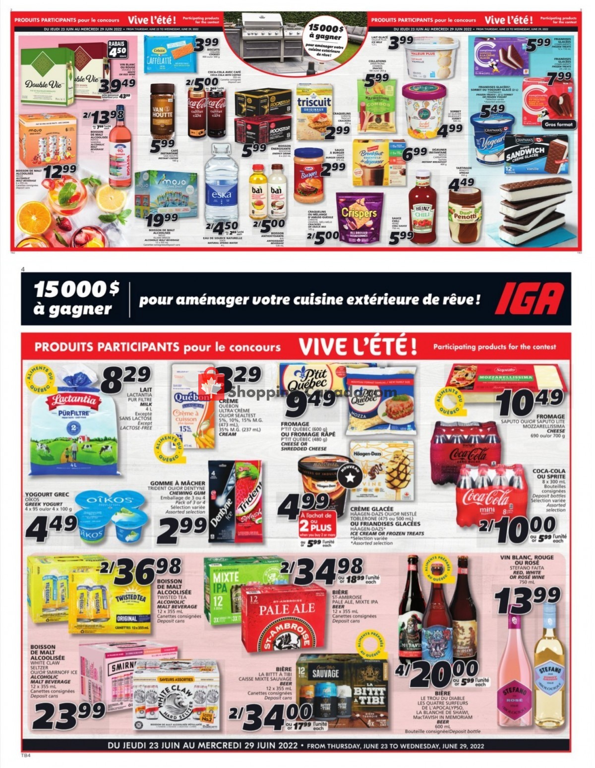 IGA Extra flyer from Thursday June 23, 2022 to Wednesday June 29, 2022 - page 17