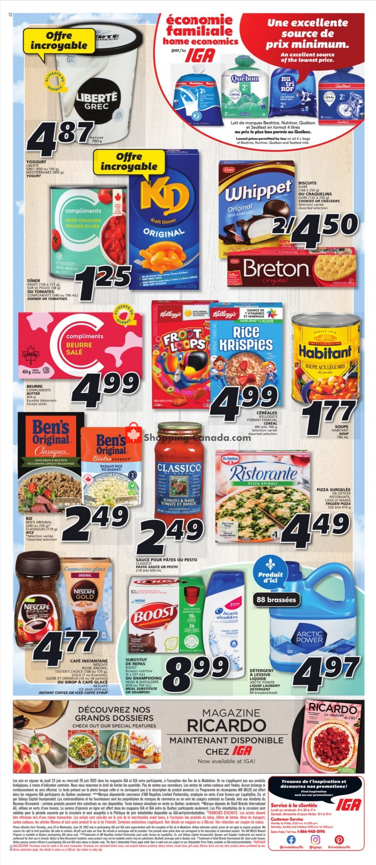 IGA Extra flyer from Thursday June 23, 2022 to Wednesday June 29, 2022 - page 4