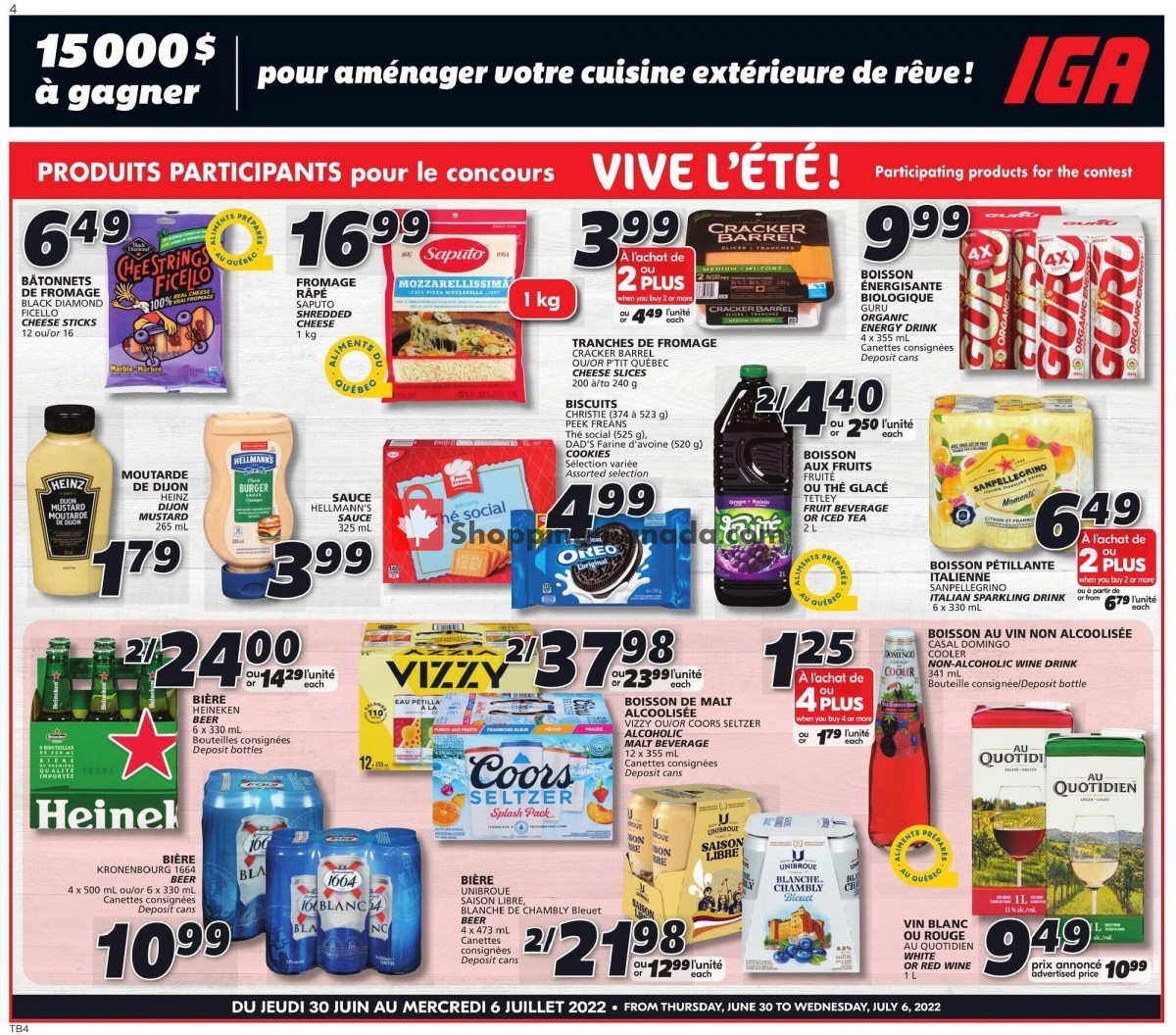 IGA Extra flyer from Thursday June 30, 2022 to Wednesday July 6, 2022 - page 22