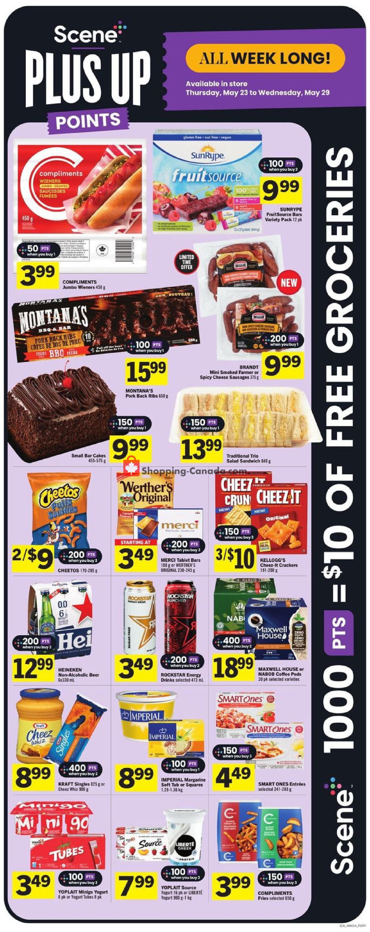 IGA Extra flyer from Thursday May 23, 2024 to Wednesday May 29, 2024 - page 4