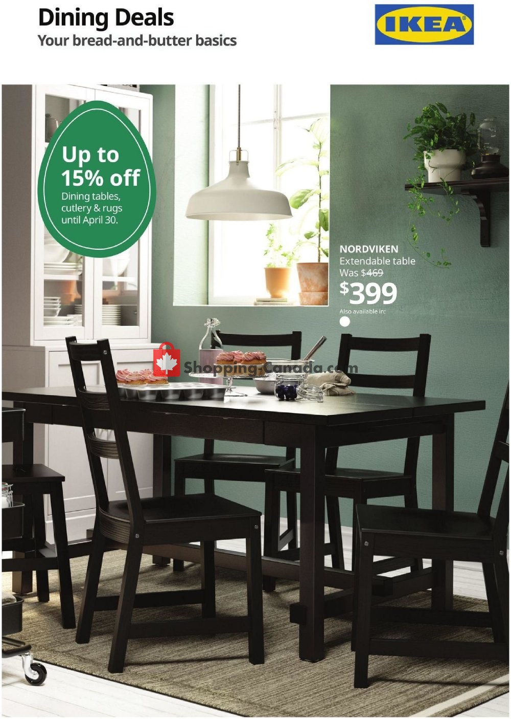 Ikea Canada, flyer (Dining Deals) April 2 April 30, 2020