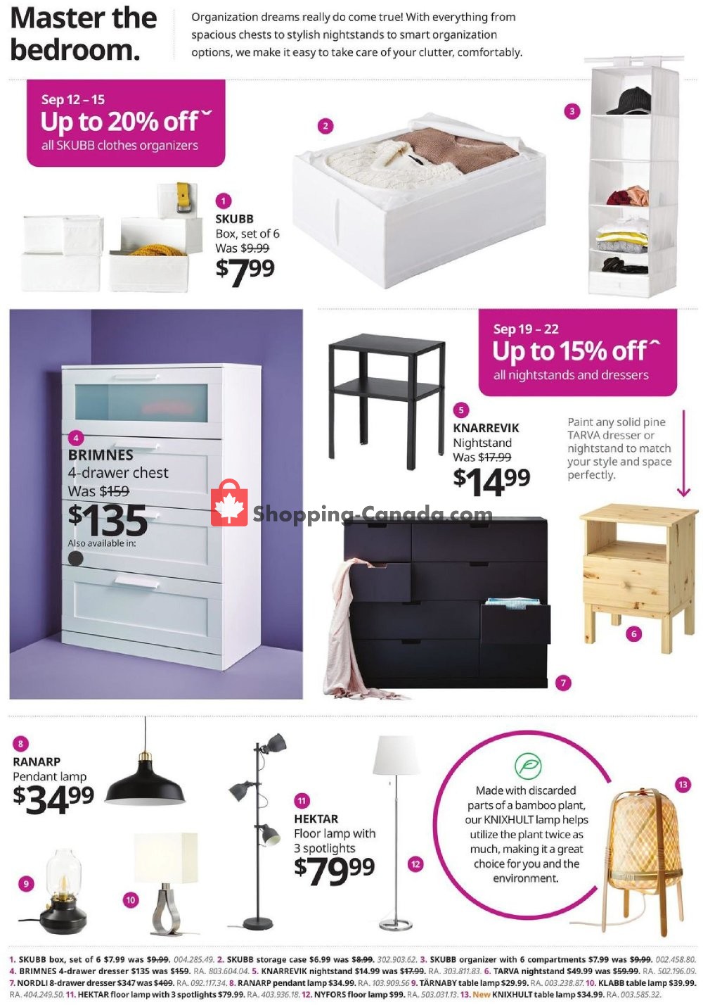Ikea flyer from Thursday September 12, 2019 to Monday September 30, 2019 - page 4