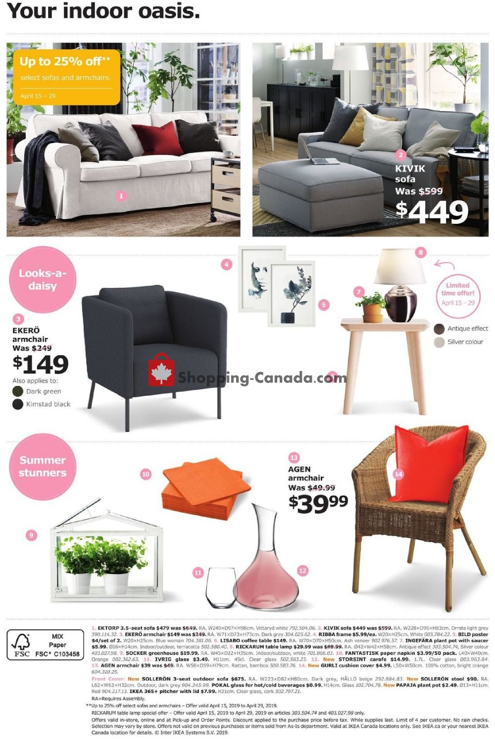 Ikea flyer from Monday April 15, 2019 to Monday April 29, 2019 - page 4