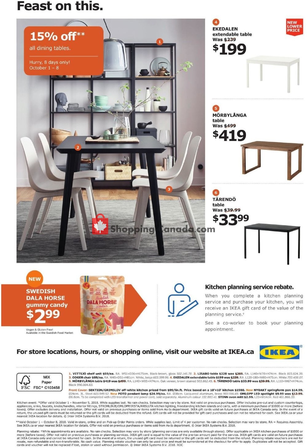 Ikea flyer from Monday October 1, 2018 to Monday November 5, 2018 - page 8