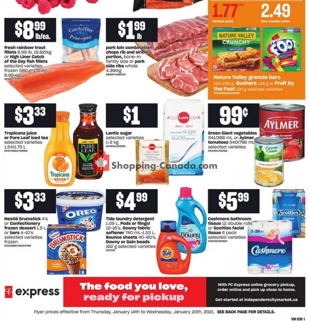 Independent City Market flyer from Thursday January 14, 2021 to Wednesday January 20, 2021 - page 2