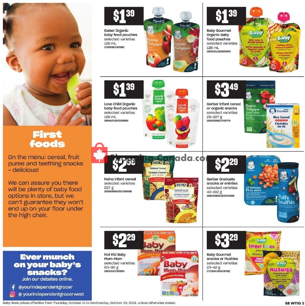 Your Independent Grocer flyer from Thursday October 10, 2019 to Wednesday October 16, 2019 - page 5