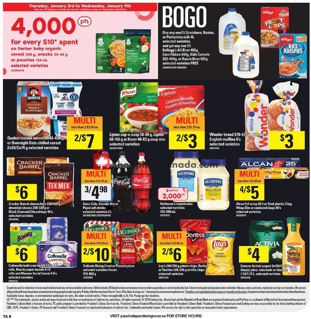 Your Independent Grocer flyer from Thursday January 3, 2019 to Wednesday January 9, 2019 - page 9
