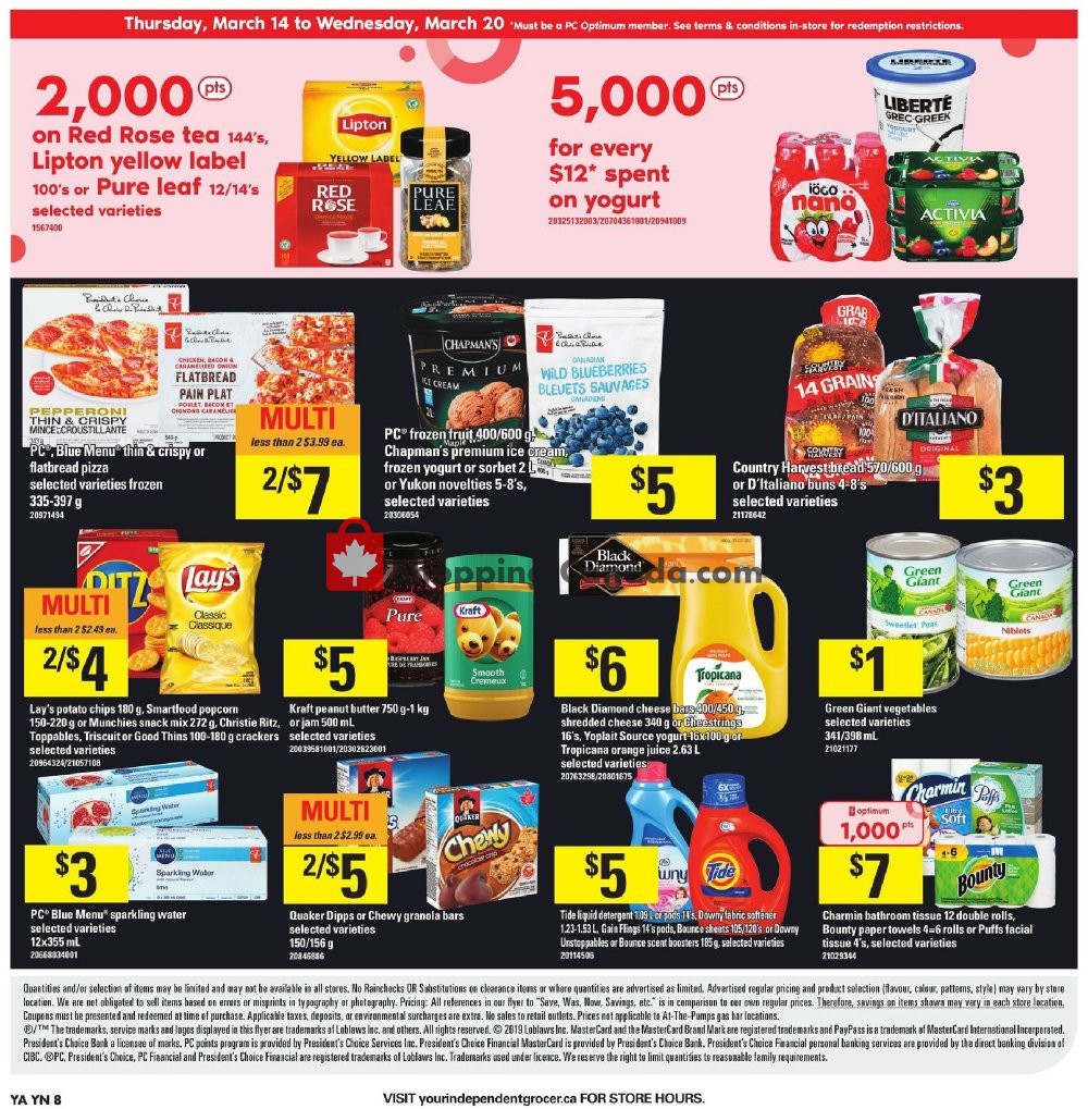 Your Independent Grocer flyer from Thursday March 14, 2019 to Wednesday March 20, 2019 - page 8
